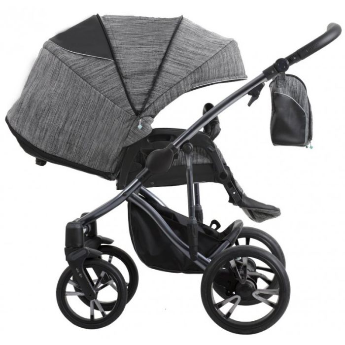 Коляска 2 в 1 Bebetto Bresso Premium DARK 01