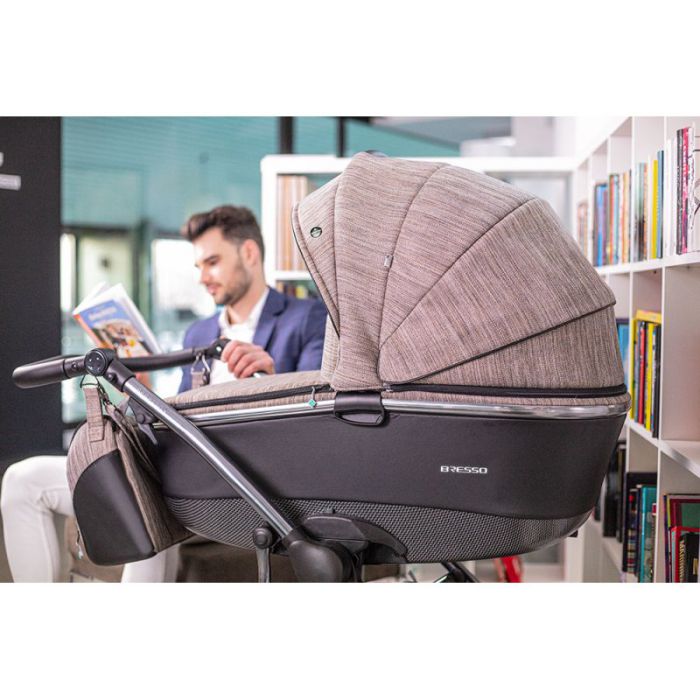 Коляска 2 в 1 Bebetto Bresso Premium DARK 04