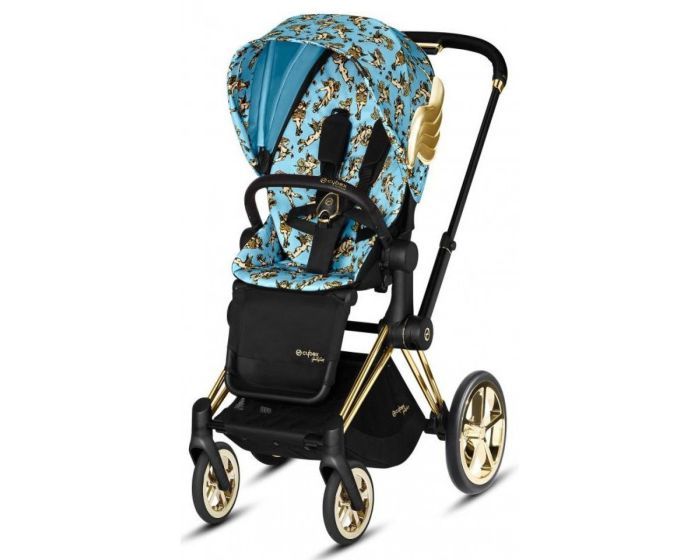 Коляска 2 в 1 Cybex Priam (by Jeremy Scott Cherubs Blue)