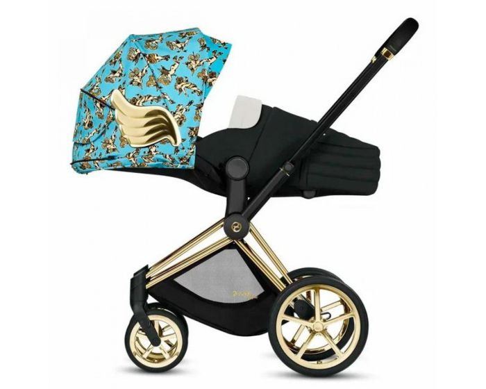 Коляска 2 в 1 Cybex Priam (by Jeremy Scott Cherubs Blue)