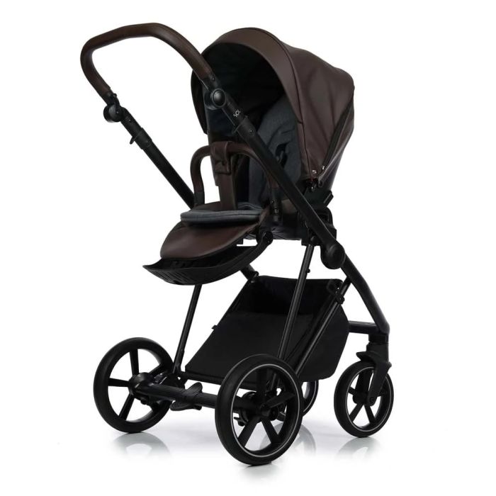 Коляска 2 в 1 Roan ivi Chocolate ECO Rose Gold 2.0