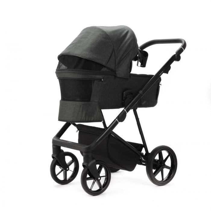 Коляска 2 в 1 Adamex Vasco TK-105 зеленая ткань