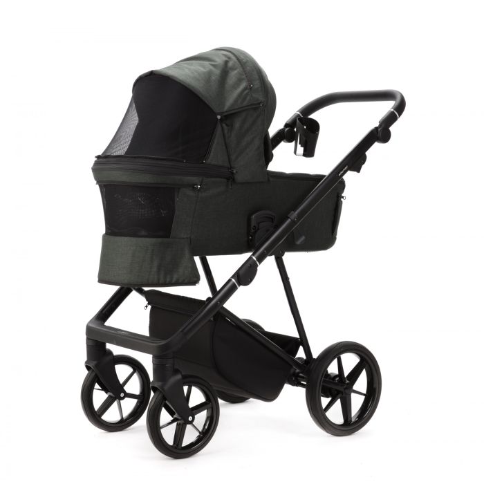 Коляска 2 в 1 Adamex Vasco TK-105 зеленая ткань