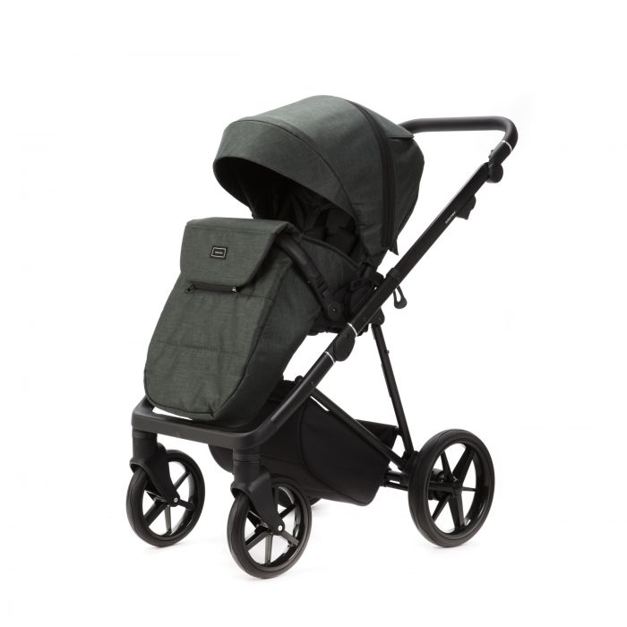 Коляска 2 в 1 Adamex Vasco TK-105 зеленая ткань
