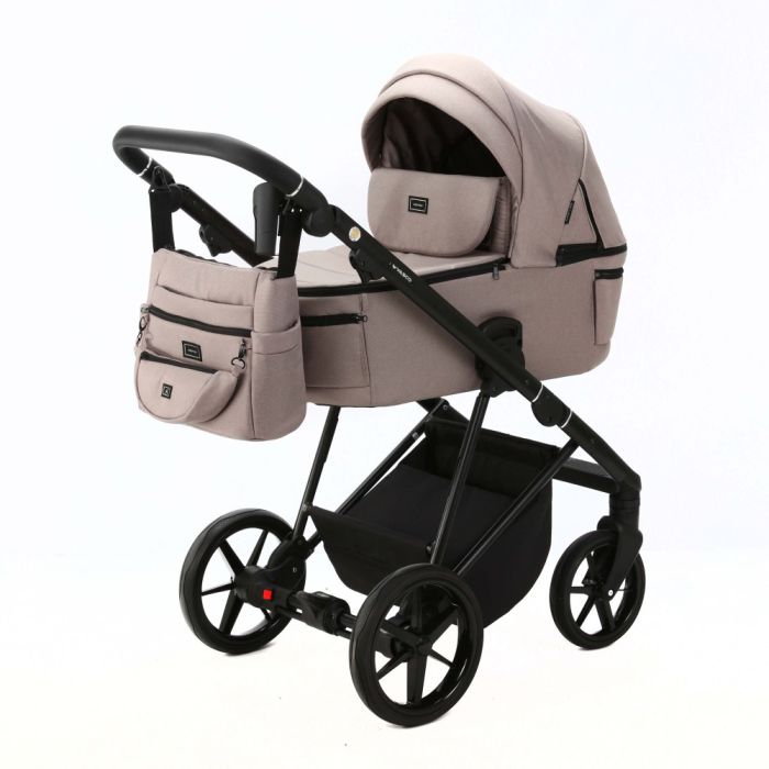 Коляска 2 в 1 Adamex Vasco TK-72 бежевая ткань