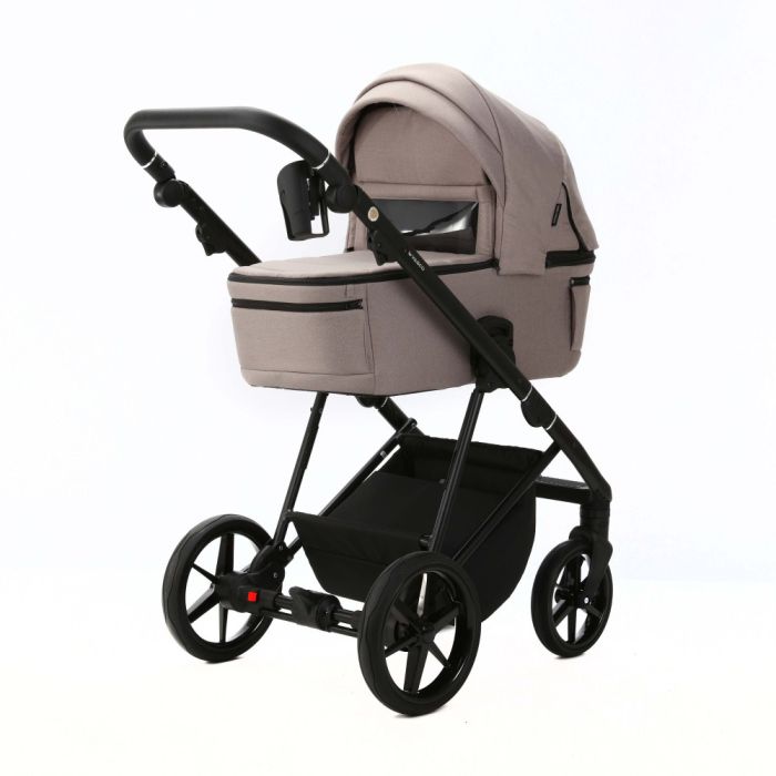 Коляска 2 в 1 Adamex Vasco TK-72 бежевая ткань