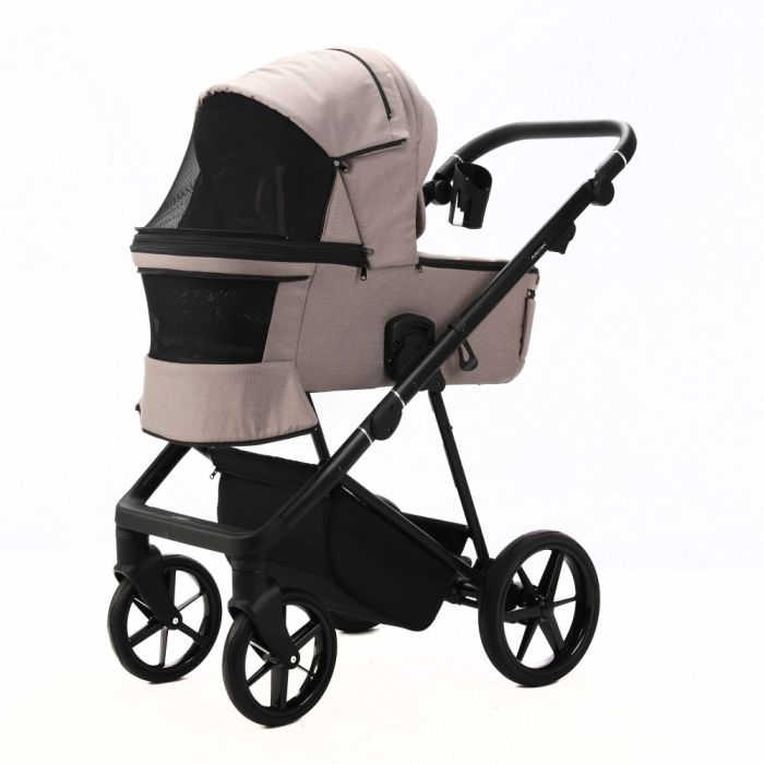 Коляска 2 в 1 Adamex Vasco TK-72 бежевая ткань