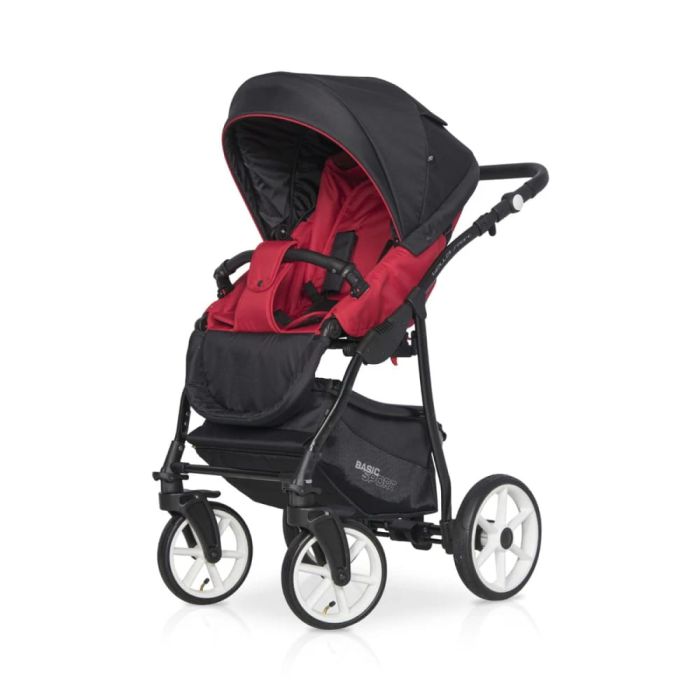 Коляска 2 в 1 Riko Basic Sport 06 Sport Red