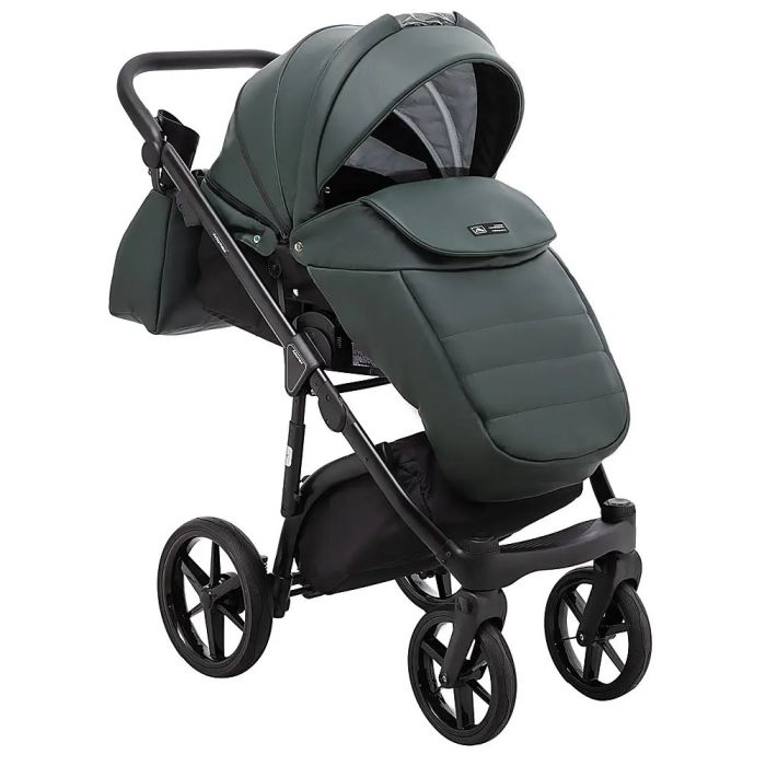 Коляска 2 в 1 Adamex Nola Eco SA-29 темно-зеленый