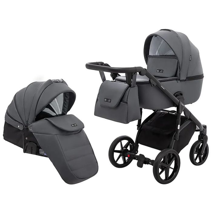 Коляска 2 в 1 Adamex Nola Eco SA-5 графит