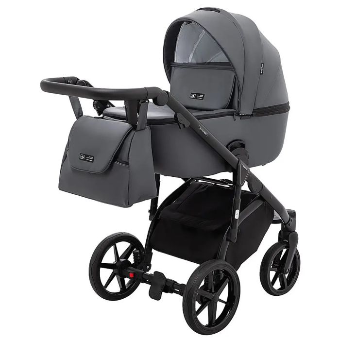Коляска 2 в 1 Adamex Nola Eco SA-5 графит