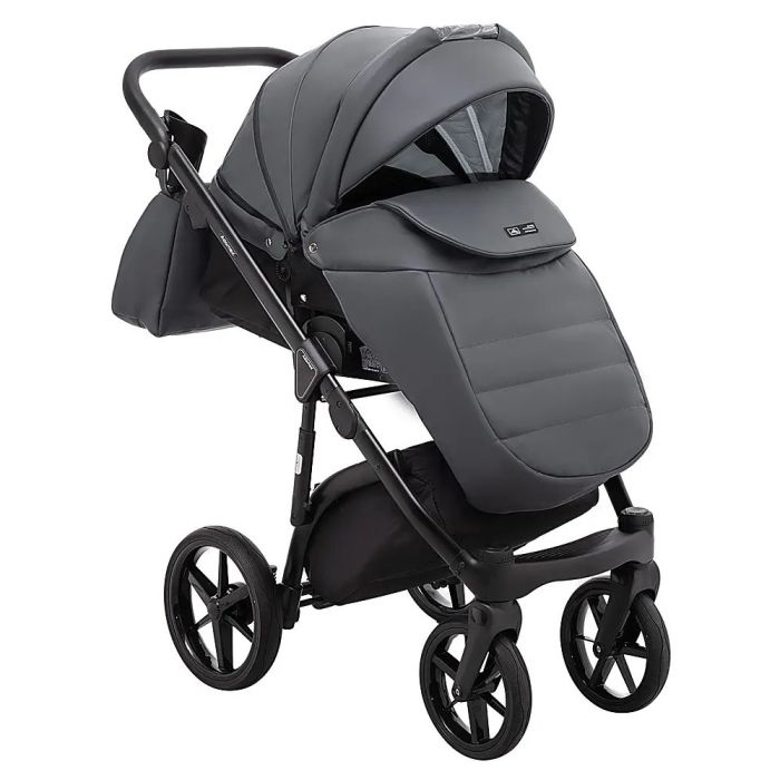 Коляска 2 в 1 Adamex Nola Eco SA-5 графит