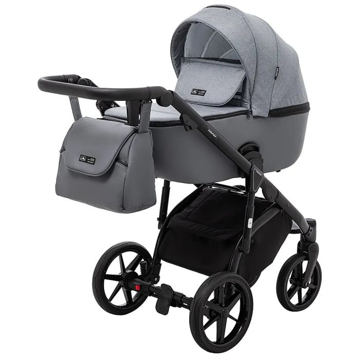 Коляска 2 в 1 Adamex Nola PS-113 графит