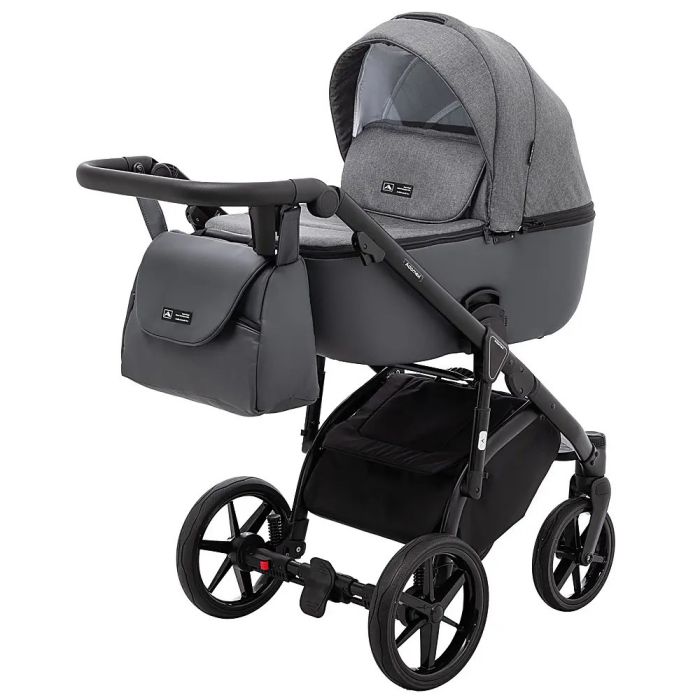 Коляска 2 в 1 Adamex Nola PS-58 графит
