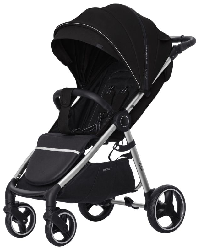 Коляска прогулянкова CARRELLO Pulse CRL-5507 Leather Black + дощовик L /1/
