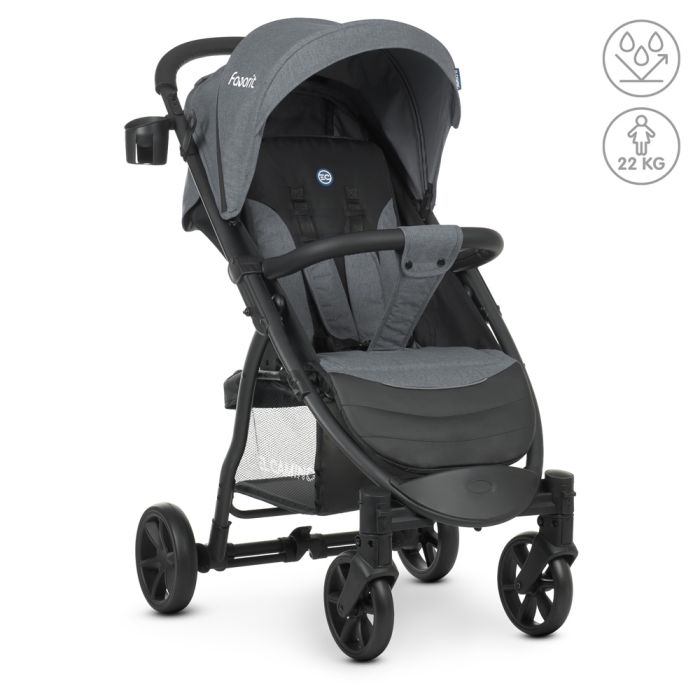 Прогулочная коляска El Camino FAVORIT v.2 M 3409N Volcanic Gray