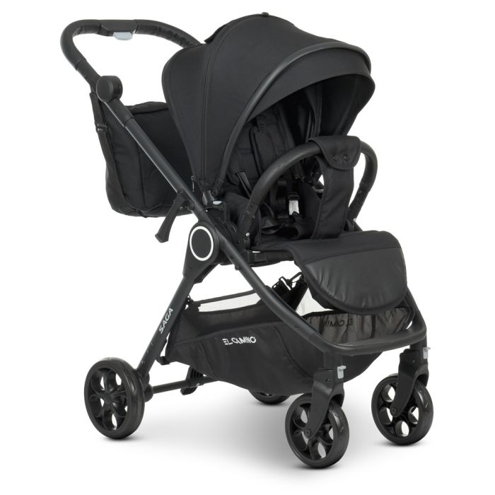 Коляска 2 в 1 El Camino SAGA ME 1085 Denim Black