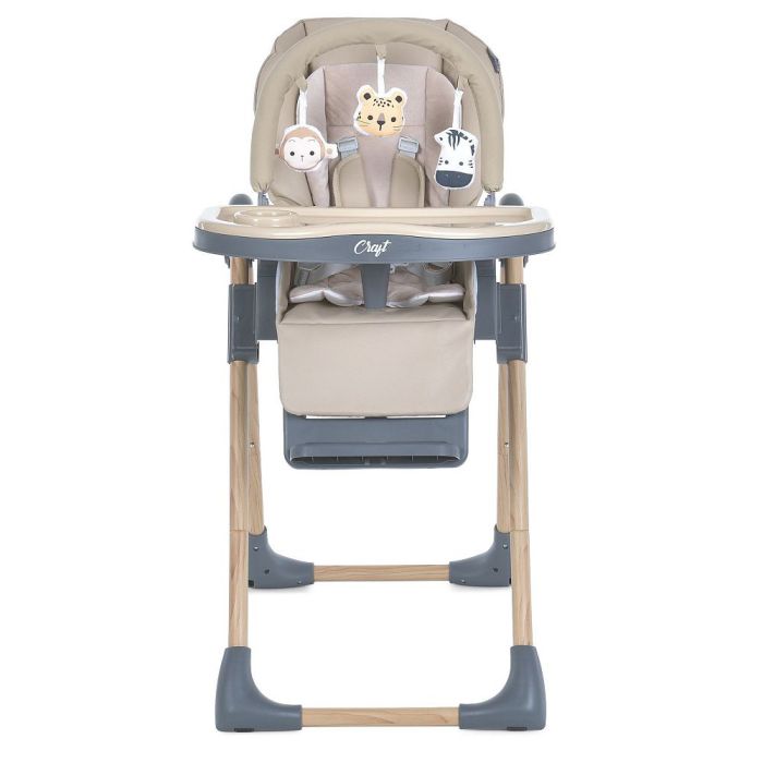 Стульчик для кормления El Camino CRAFT  ME 1115-W Beige