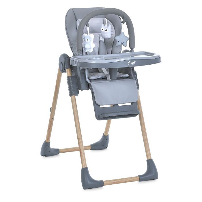 Стульчик для кормления El Camino CRAFT  ME 1115-W Gray
