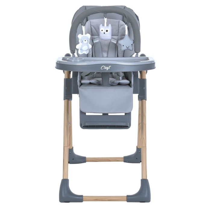 Стульчик для кормления El Camino CRAFT  ME 1115-W Gray