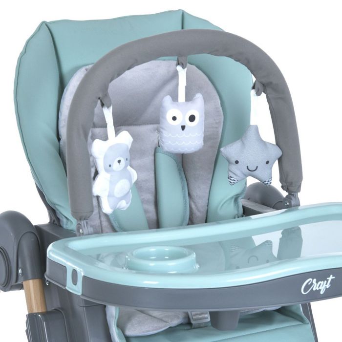 Стульчик для кормления El Camino CRAFT  ME 1115-W Mint