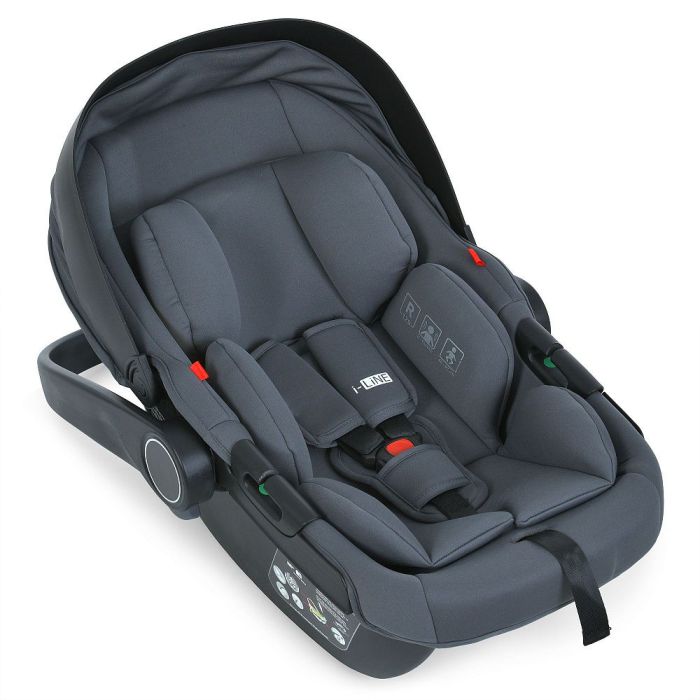 Автокресло El Camino i-LINE ME 1176 Melange Gray
