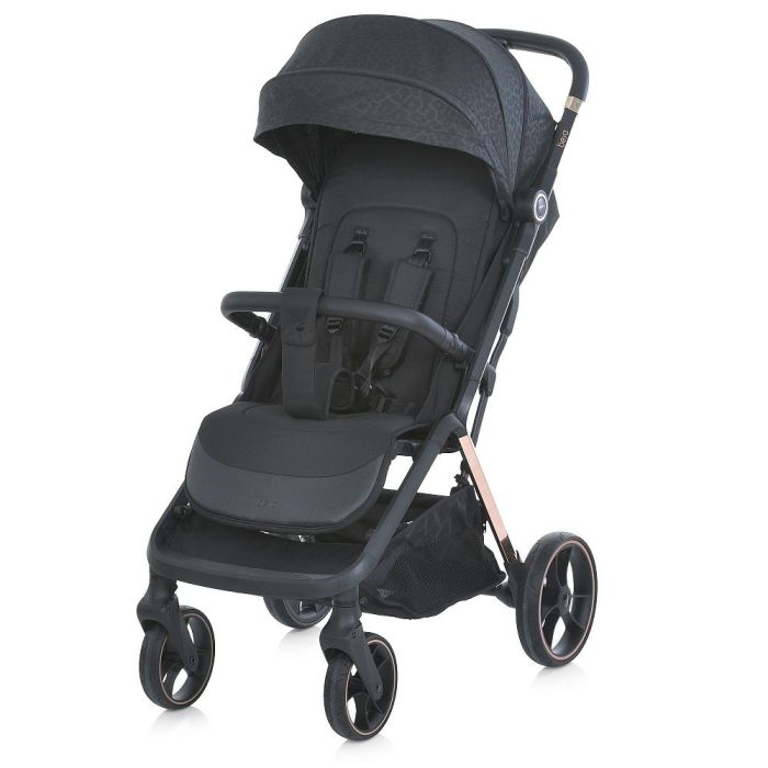 Прогулочная коляска El Camino BEYA ME 1127-G Black Leo