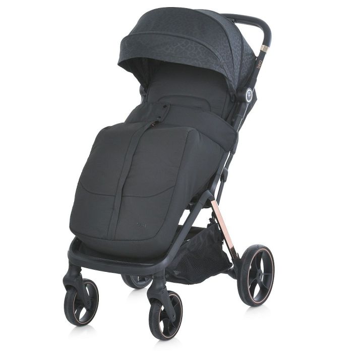Прогулочная коляска El Camino BEYA ME 1127-G Black Leo