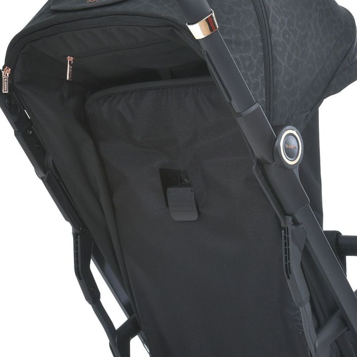 Прогулочная коляска El Camino BEYA ME 1127-G Black Leo