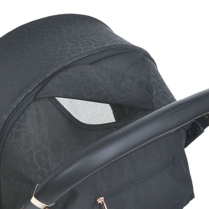 Прогулочная коляска El Camino BEYA ME 1127-G Black Leo