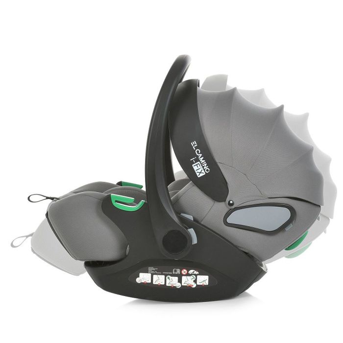 Автокресло El Camino i-FIX ME 1110 Simply Gray