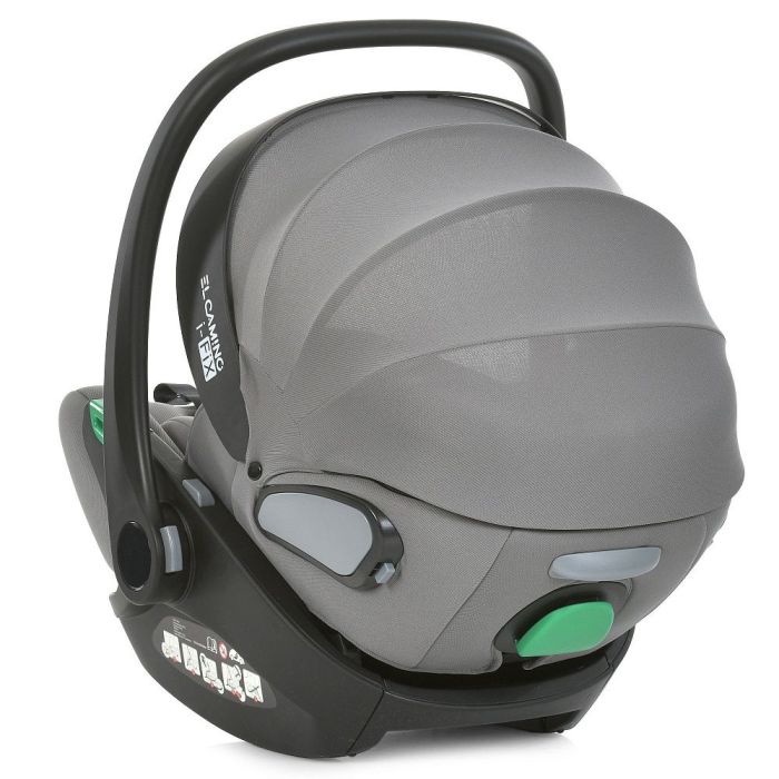 Автокресло El Camino i-FIX ME 1110 Simply Gray