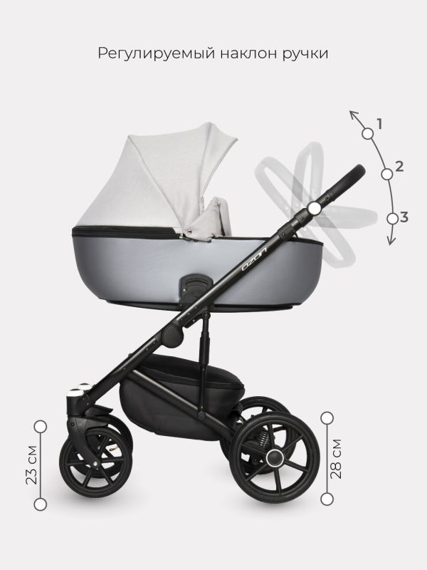 Коляска 2 в 1 Riko Ozon Shine 03