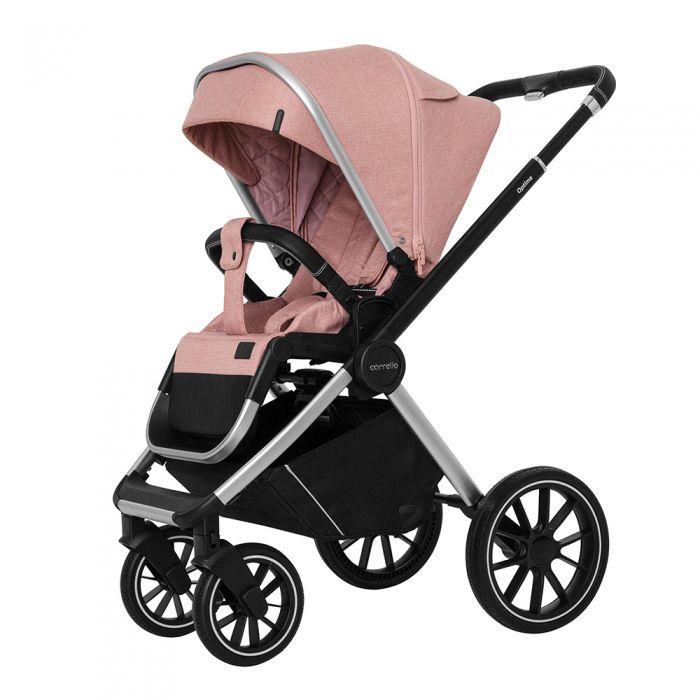 Коляска 2 в 1 CARRELLO Optima CRL-6503 Hot Pink в льне