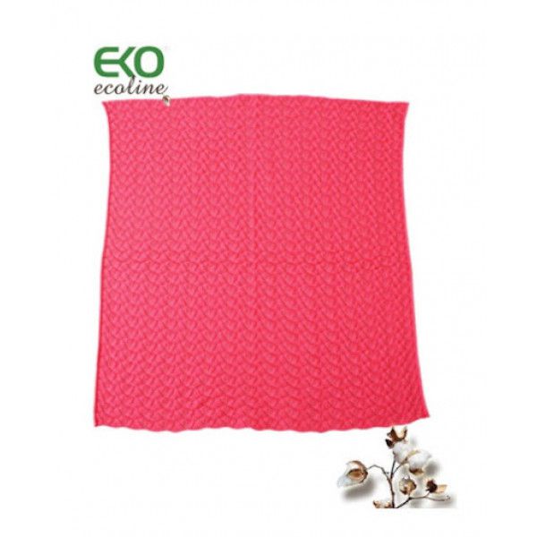 Плед Хлопковый EKO ple-09 фуксия