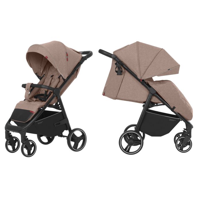 Коляска прогулочная Carrello Bravo CRL-8512 Linen Beige +дождевик L