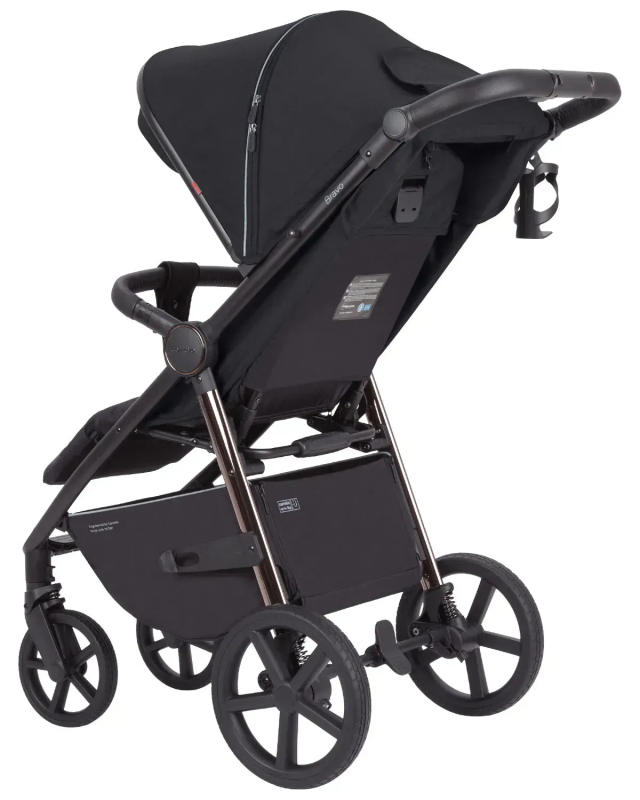 Коляска прогулочная CARRELLO Bravo Plus CRL-5515 Jet Black 2024