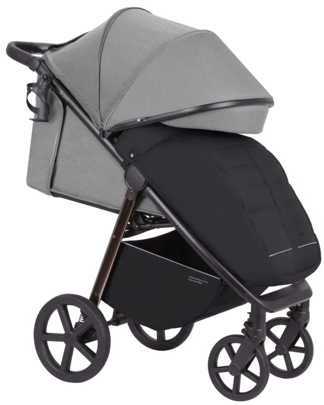 Коляска прогулочная CARRELLO Bravo Plus CRL-5515 Mist Grey 2024