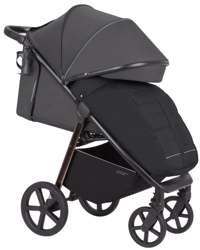Коляска прогулочная CARRELLO Bravo Plus CRL-5515 Storm Grey 2024