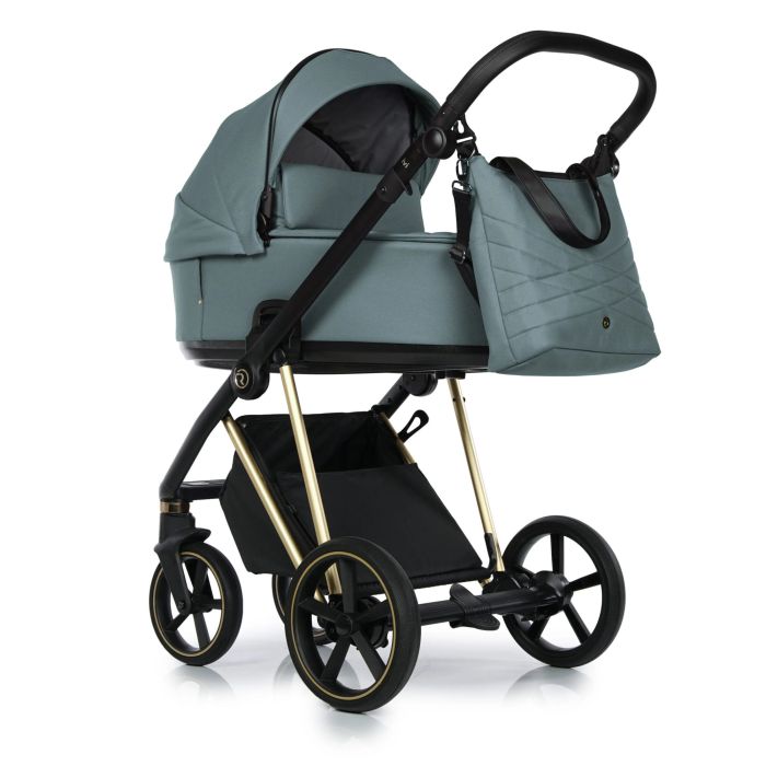 Коляска 2 в 1 Roan Ivi Pine Green Gold 2.0