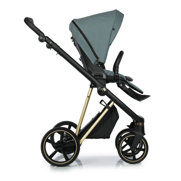 Коляска 2 в 1 Roan Ivi Pine Green Gold 2.0
