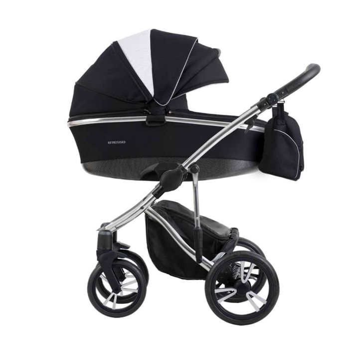 Коляска 2 в 1 Bebetto Bresso Premium SILVER 01