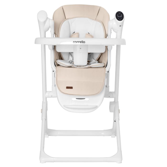 Стульчик-качели CARRELLO Triumph сенсорная панель CRL-10302 Cream Beige
