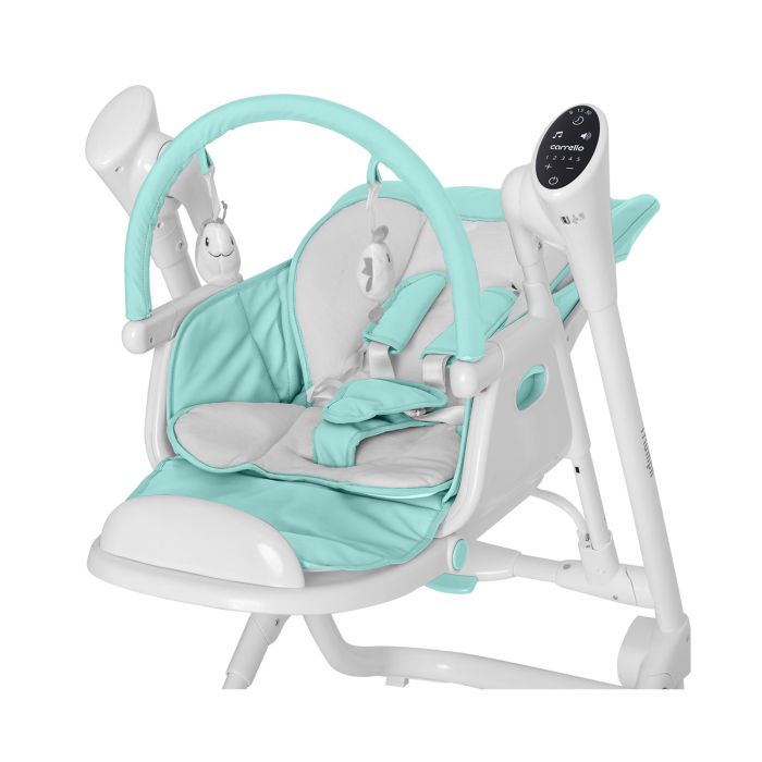 Стульчик-качели CARRELLO Triumph сенсорная панель CRL-10302 Mint Green