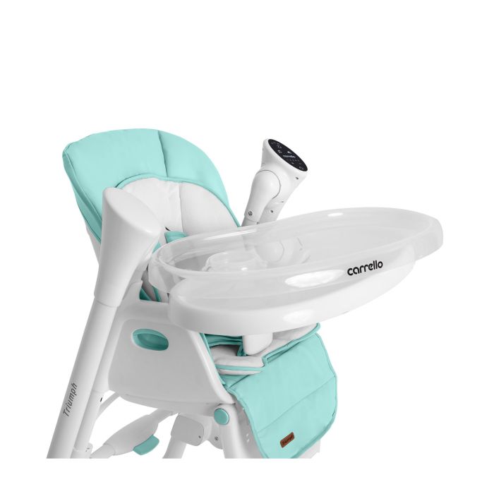 Стульчик-качели CARRELLO Triumph сенсорная панель CRL-10302 Mint Green