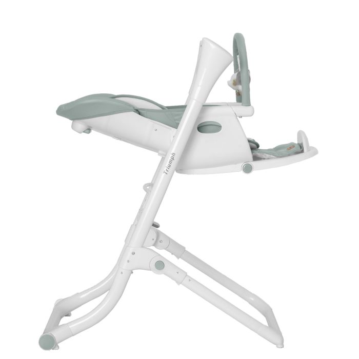 Стульчик-качели CARRELLO Triumph сенсорная панель CRL-10302 Cloud Grey