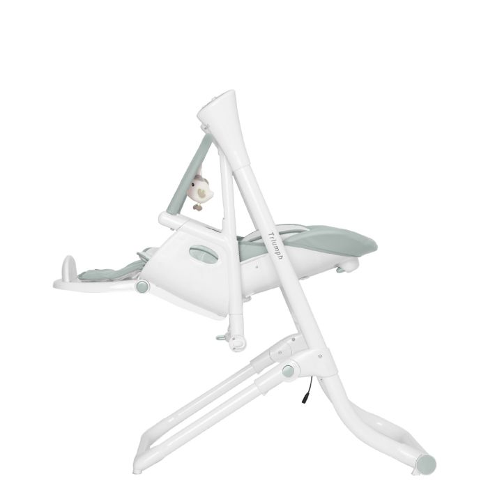 Стульчик-качели CARRELLO Triumph сенсорная панель CRL-10302 Cloud Grey