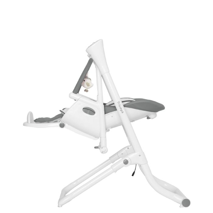Стульчик-качели CARRELLO Triumph сенсорная панель CRL-10302 Palette Grey