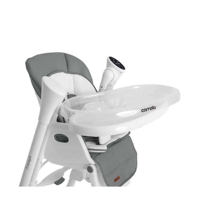 Стульчик-качели CARRELLO Triumph сенсорная панель CRL-10302 Palette Grey