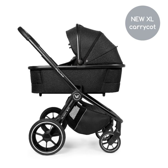 Коляска 2 в 1 Muuvo Quick 3.0 XL (Jet Black)